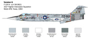 Italeri 2515 1/32 Lockheed Martin F-104 Starfighter A/C Model Kit