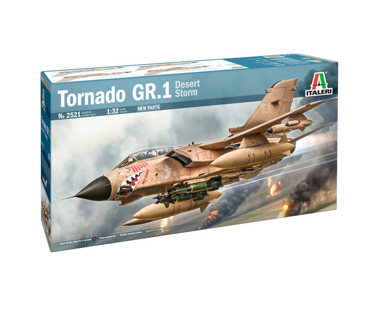 Italeri 2521 1/32 Tornado GR.1 Desert Storm Model Aircraft Kit
