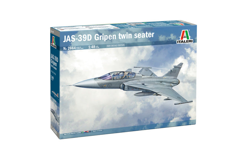 Italeri 2664 1/48 JAS 39 Gripen Twin Seater Model Kit