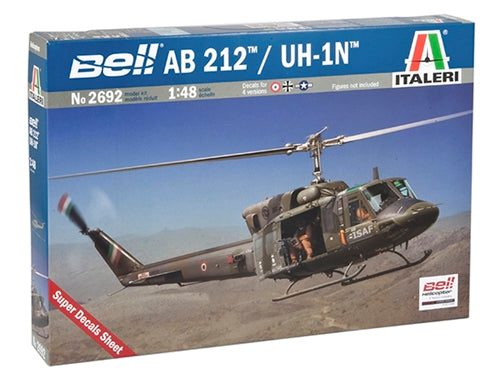 Italeri 2692 1/48 AB 212/UH-1N Helicopter Model Kit