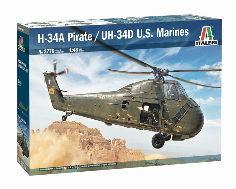Italeri 2776 1/48 H-34A Pirate / UH-34D US Marines Helicopter Model Kit