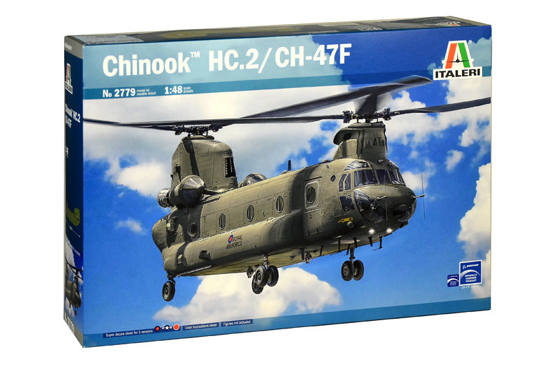 Italeri 2779 1/48 Chinook HC.2/CH-47F Helicopter Model Kit