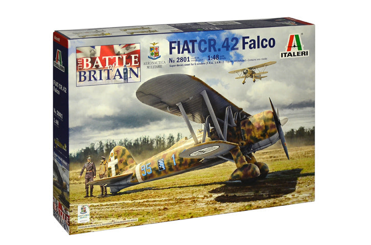 Italeri 2801 1/48 Fiat CR.42 'Falco' 'Battle of Britain' Model Kit