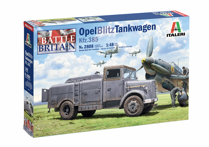 Italeri 2808 1/48 Opel Blitz Tankwagen Kfz.385 Model Kit