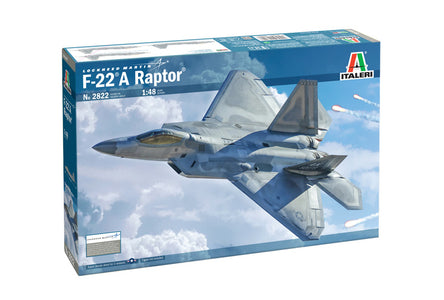 Italeri 2822 1/48 F-22A Raptor Model Kit — White Rose Hobbies