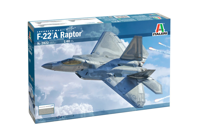 Italeri 2822 1/48 F-22A Raptor Model Kit