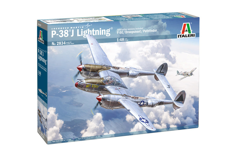 Italeri 2834 1/48 P-38J Lightning Model Kit