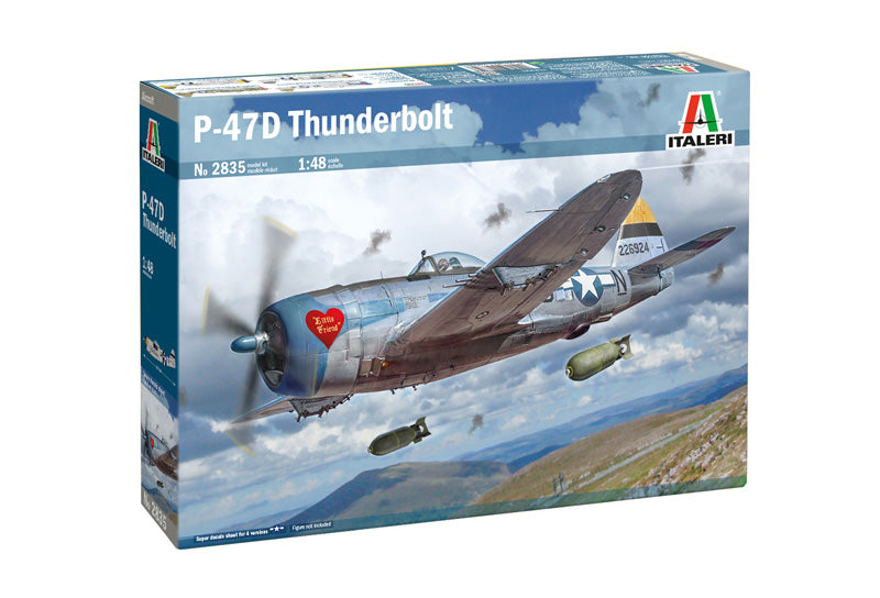 ITALERI 2835 1/48 P-47D Thunderbolt ETO Model Plane Kit