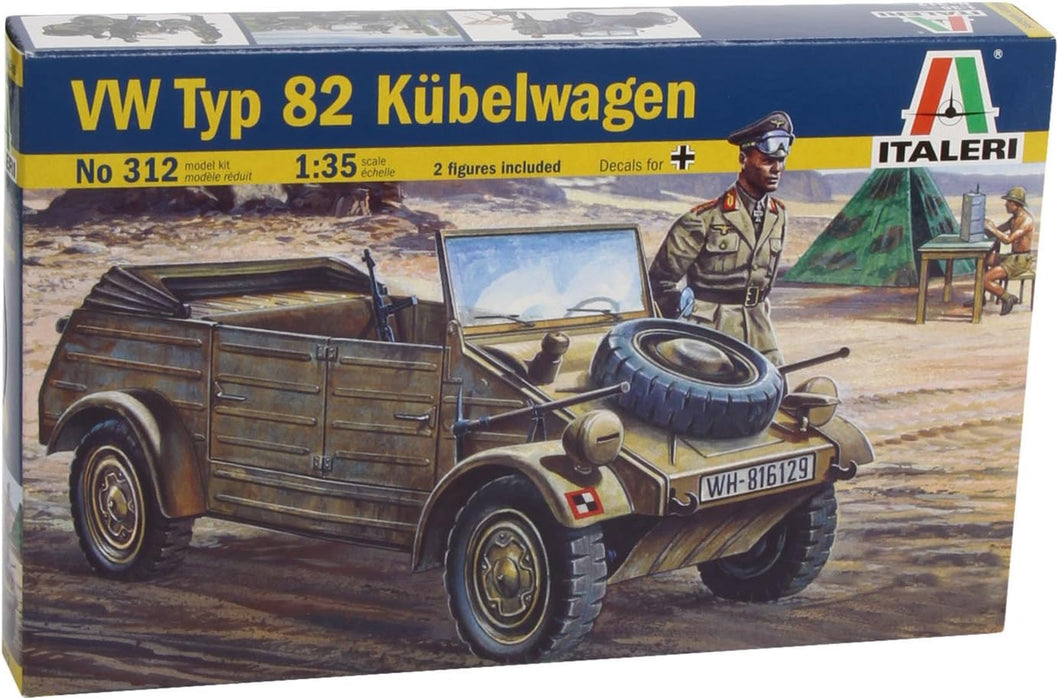 Italeri 312 1/35 German VW Kdt.1 Typ 82 Kübelwagen Model Kit
