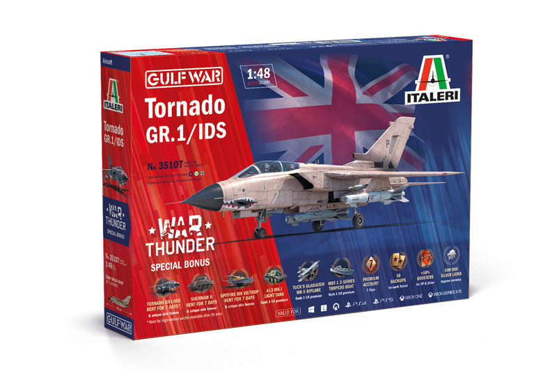 Italeri 35107 1/48 War Thunder: Tornado GR.1/IDS Model Aircraft Kit