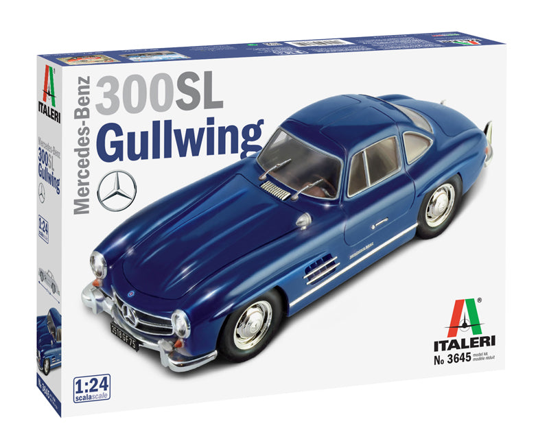 Italeri 3645 1/24 Mercedes Benz 300 SL "Gullwing" Model Kit