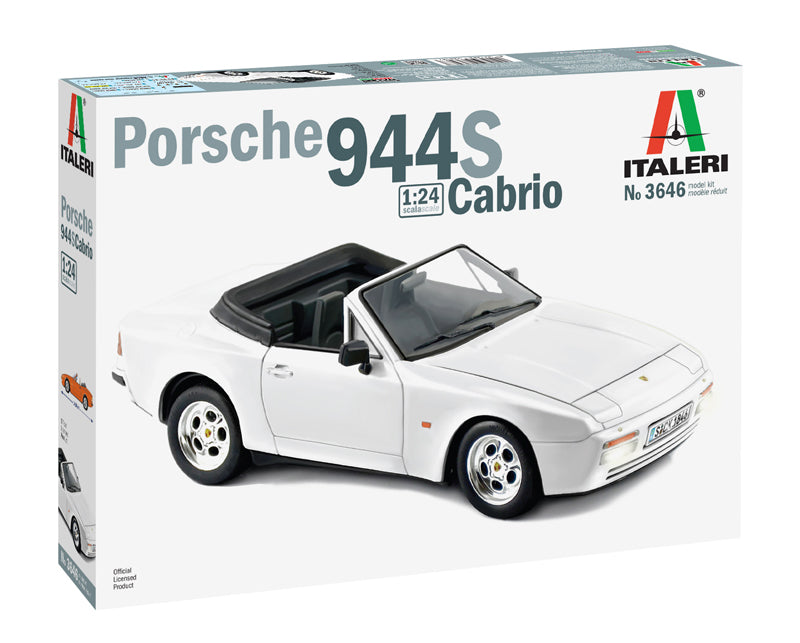 Italeri 3646 1/24 Porsche 944S Cabrio Model Kit