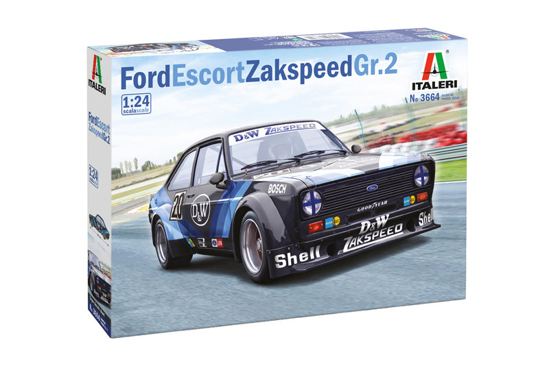 Italeri 3664 1/24 Ford Escort Zakspeed Gr.2 Model Kit