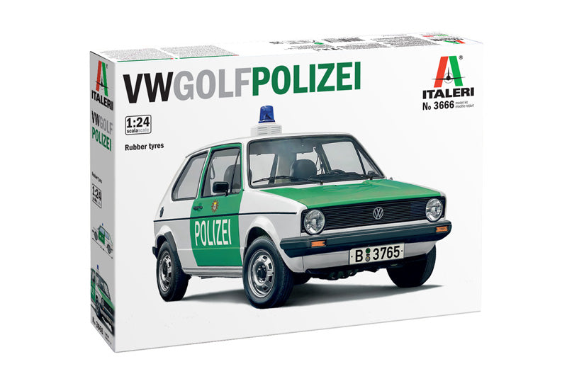Italeri 3666 1/24 VW Golf Polizei Model Kit