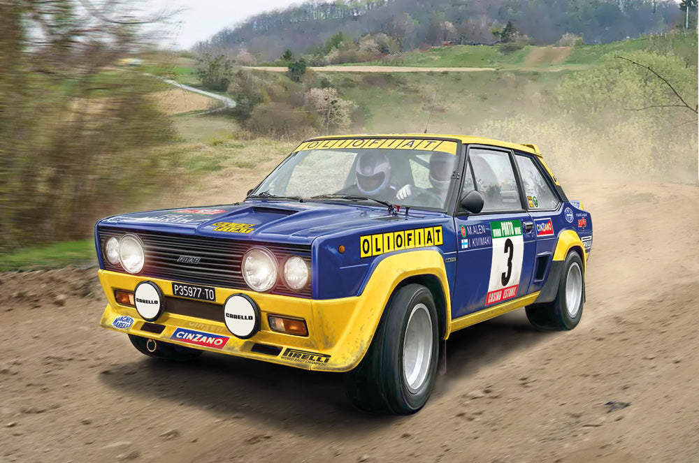 ITALERI 3667 1/24 Fiat 131 Abarth Rally OLIO FIAT Model Kit