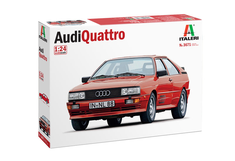 Italeri 3671 1/24 Audi Quattro Model Kit