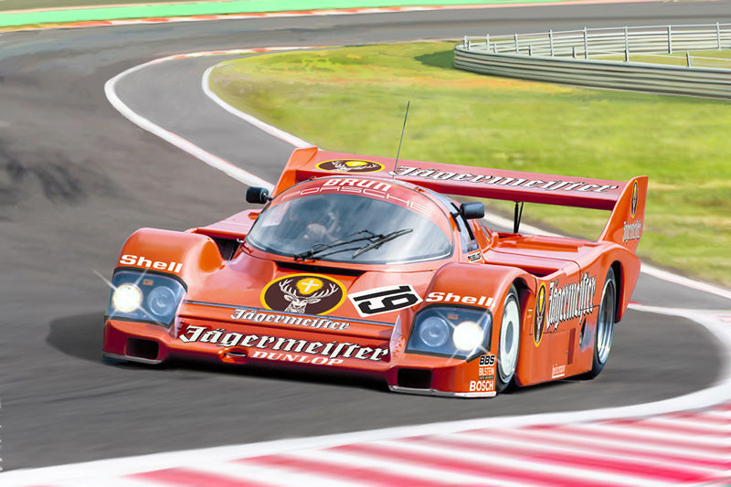 Italeri 3678 1/24 Porsche 956 Jägermeister Racing Model Kit