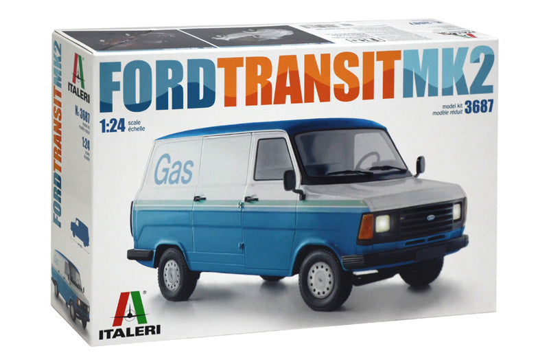 Italeri 3687 1/24 Ford Transit Van Mk.2 Model Kit