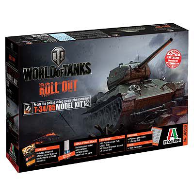 Italeri 37509 1/35 World of Tanks: T-34/85 Model Kit