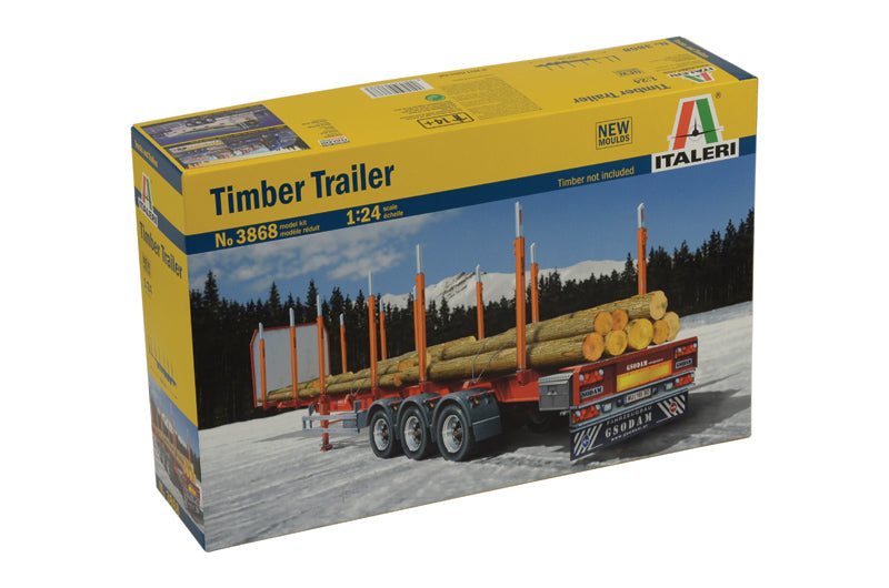 Italeri 3868 1/24 Timber Trailer Model Kit