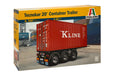 Italeri 3887 1/24 Tecnokar 20' Container Trailer Model Kit