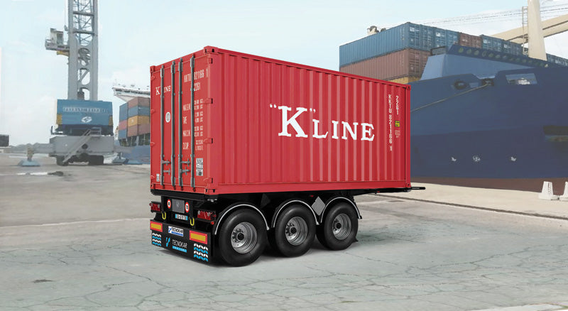 Italeri 3887 1/24 Tecnokar 20' Container Trailer Model Kit