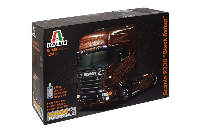 Italeri 3897 1/24 Scania R Black Amber Model Kit