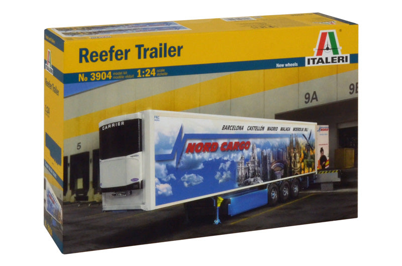 Italeri 3904 1/24 Reefer Trailer Model Kit
