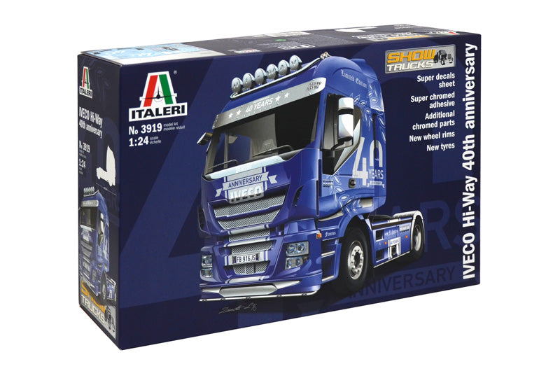 Italeri 3919 1/24 Iveco Hi-Way 40th Anniversary Model Kit