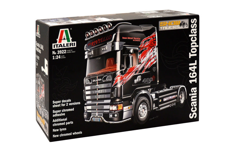 Italeri 3922 1/24 Scania 164L Topclass Model Kit