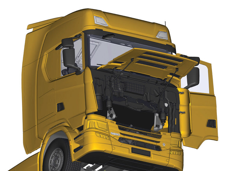 Italeri 3927 1/24 Scania S730 Highline 4x2 Model Kit