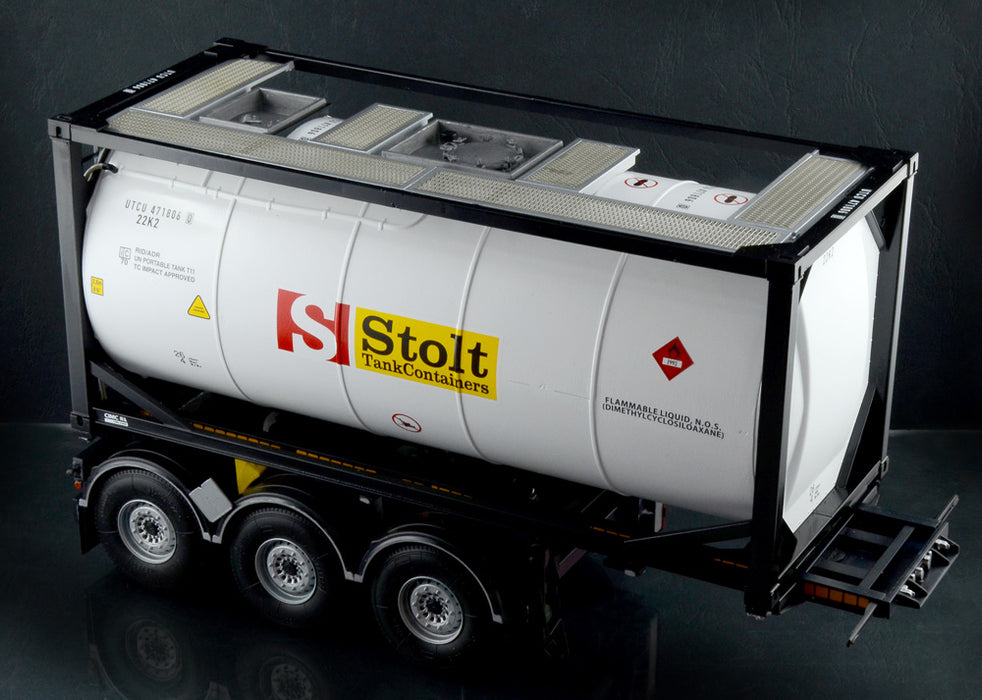 Italeri 3929 1/24 Tecnokar Trailer with 20' Tank Model Kit