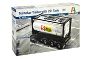Italeri 3929 1/24 Tecnokar Trailer with 20' Tank Model Kit