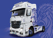 Italeri 3935 1/24 Mercedes Benz Actros MP4 Giga Space Model Kit