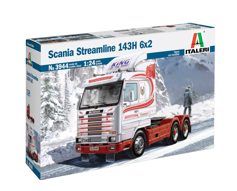 Italeri 3944 1/24 Scania Streamline 143H 6x2 Model Kit