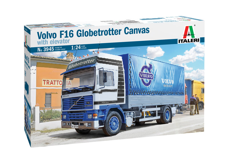 Italeri 3945 1/24 Volvo F16 Globetrotter Canvas Model Kit