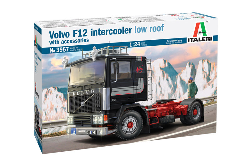 Italeri 3957 1/24 Volvo F-12 Intercooler Low Roof Model Kit