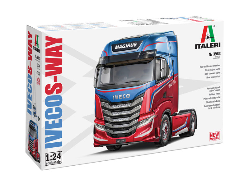 Italeri 3963 1/24 Iveco S-Way Show Truck Model Kit
