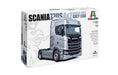 Italeri 3971 1/24 Scania S770 4x2 Normal Roof "Grey Cab" Truck Model Kit