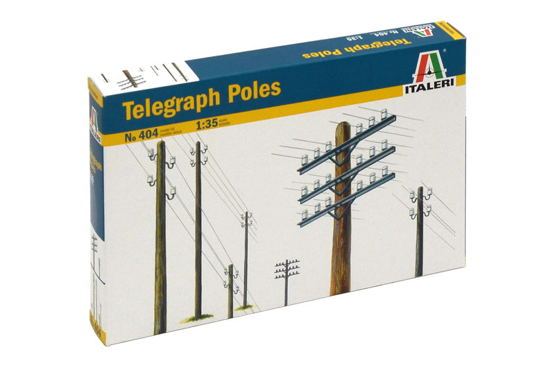 Italeri 404 1/35 Telegraph Poles Model Kit