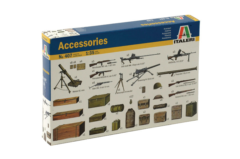 Italeri 407 1/35 Military Accessories Model Kit