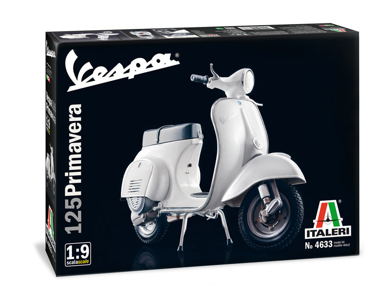 Italeri 4633 1/9 Vespa 125 'Primavera' Motorcycle Model Kit