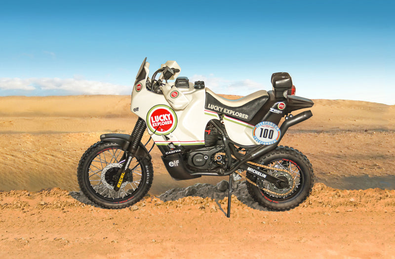 Italeri 4643 1/9 Cagiva Elephant 850 Paris-Dakar 1987 Motorcycle Model Kit