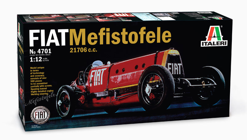 Italeri 4701 1/12 Fiat Mefistofele 21706cc (1923) Car Model Kit
