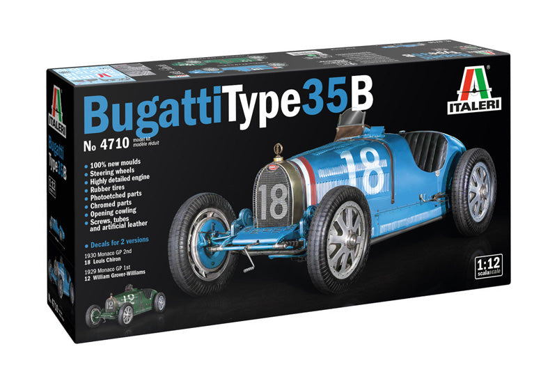 ITALERI 4710 1/12 Bugatti Type 35B Model Car Kit