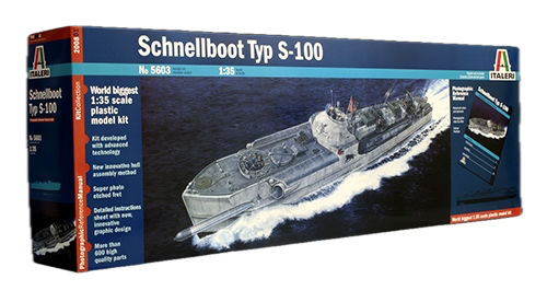 Italeri 5603 1/35 Schnellboot S100 Model Kit