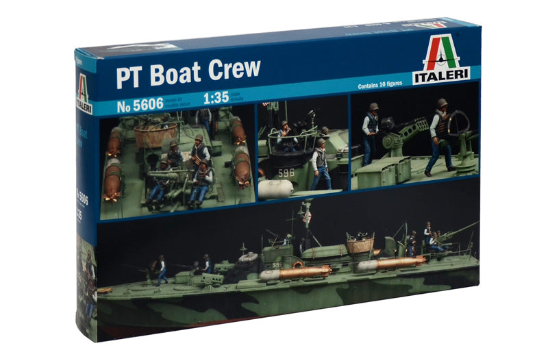 Italeri 5606 1/35 PT Boat Crew (10 figure set) Model Kit