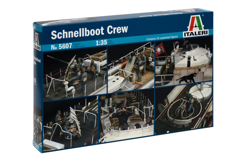 Italeri 5607 1/35 Schnellboot Crew (10 figure set) Model Kit