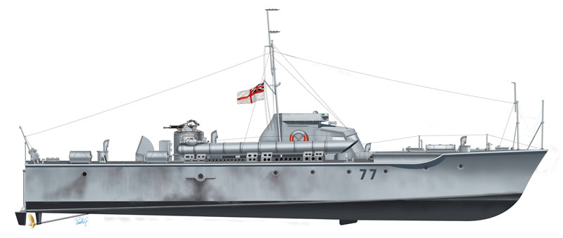 Italeri 5610 1/35 Vosper 72' 6'' MTB 77 Model Kit