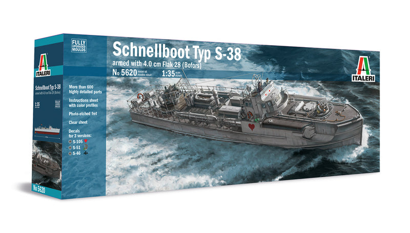 Italeri 5620 1/35 Schnellboot Typ S-38 Model Kit